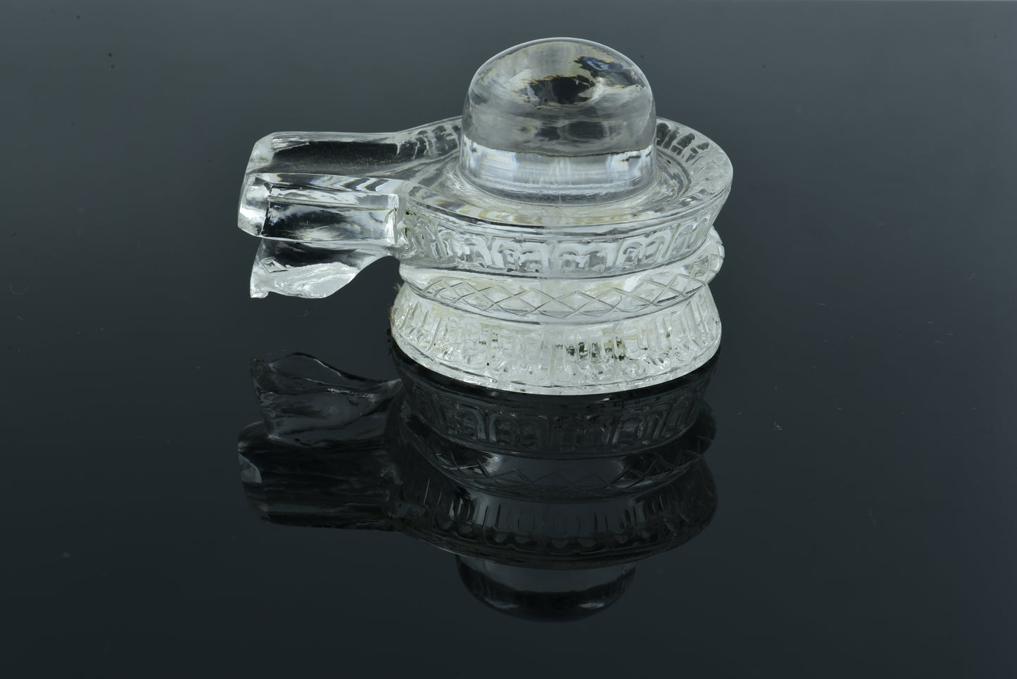 Clear Quartz Shivlinga Small and Medium