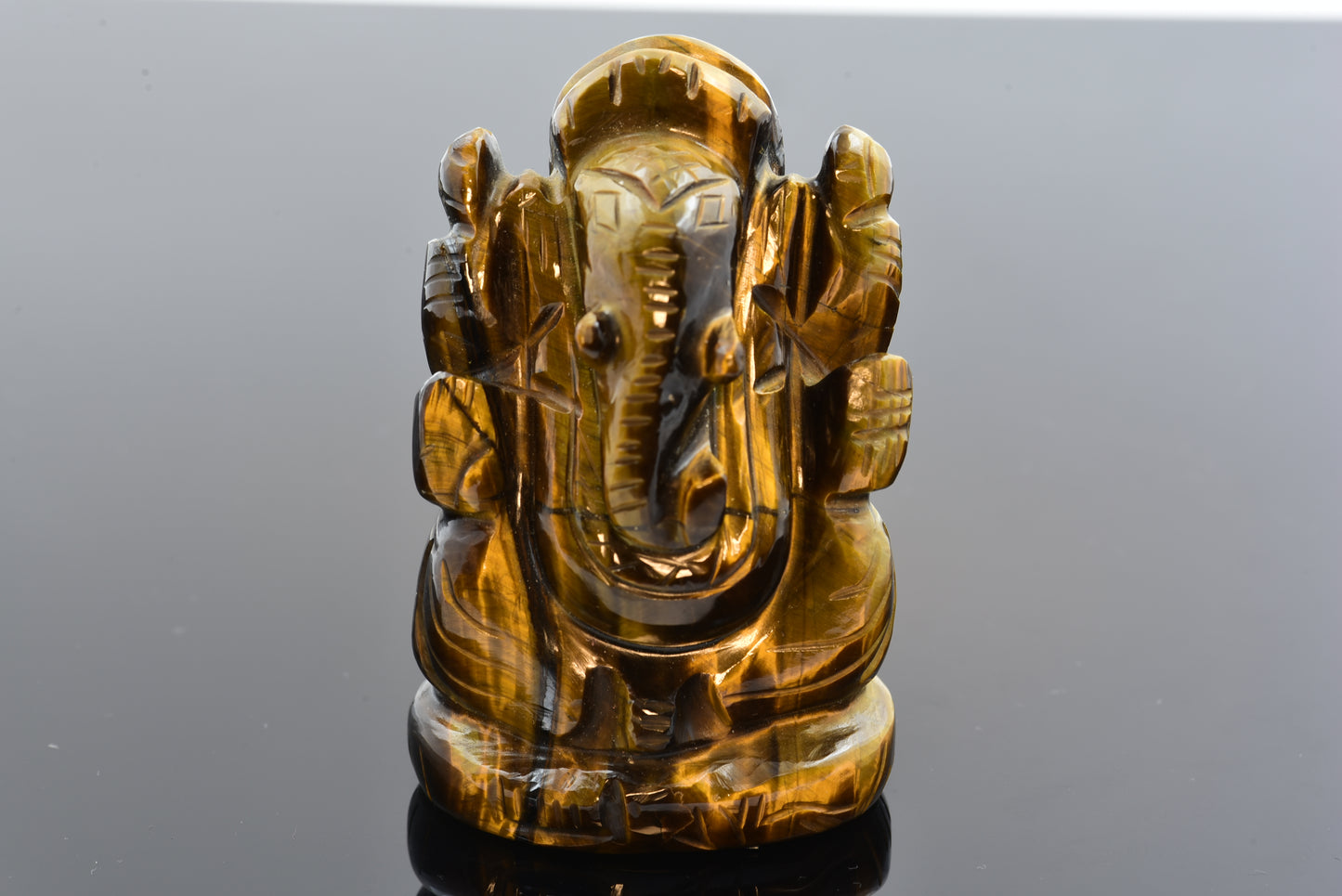 Tiger's Eye Ganesh Murti