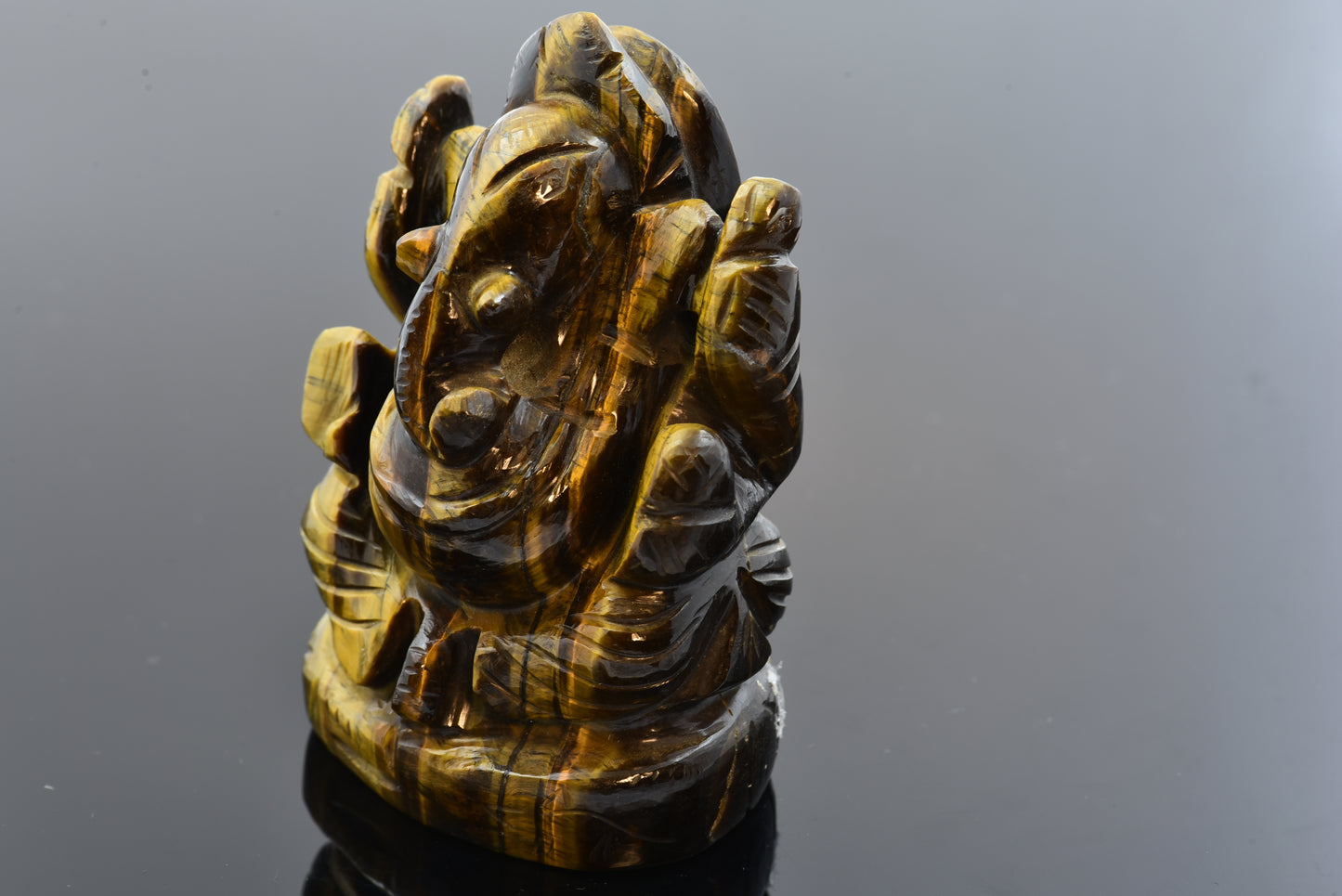 Tiger's Eye Ganesh Murti