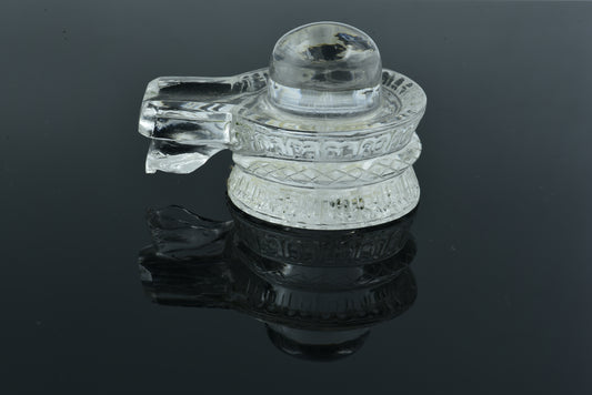 Clear Quartz Shivlinga Small and Medium