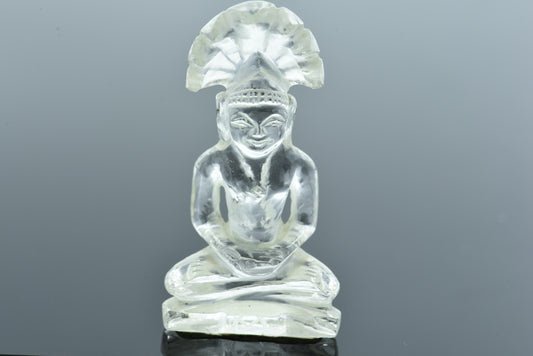 Clear Quartz Parshvanath idol