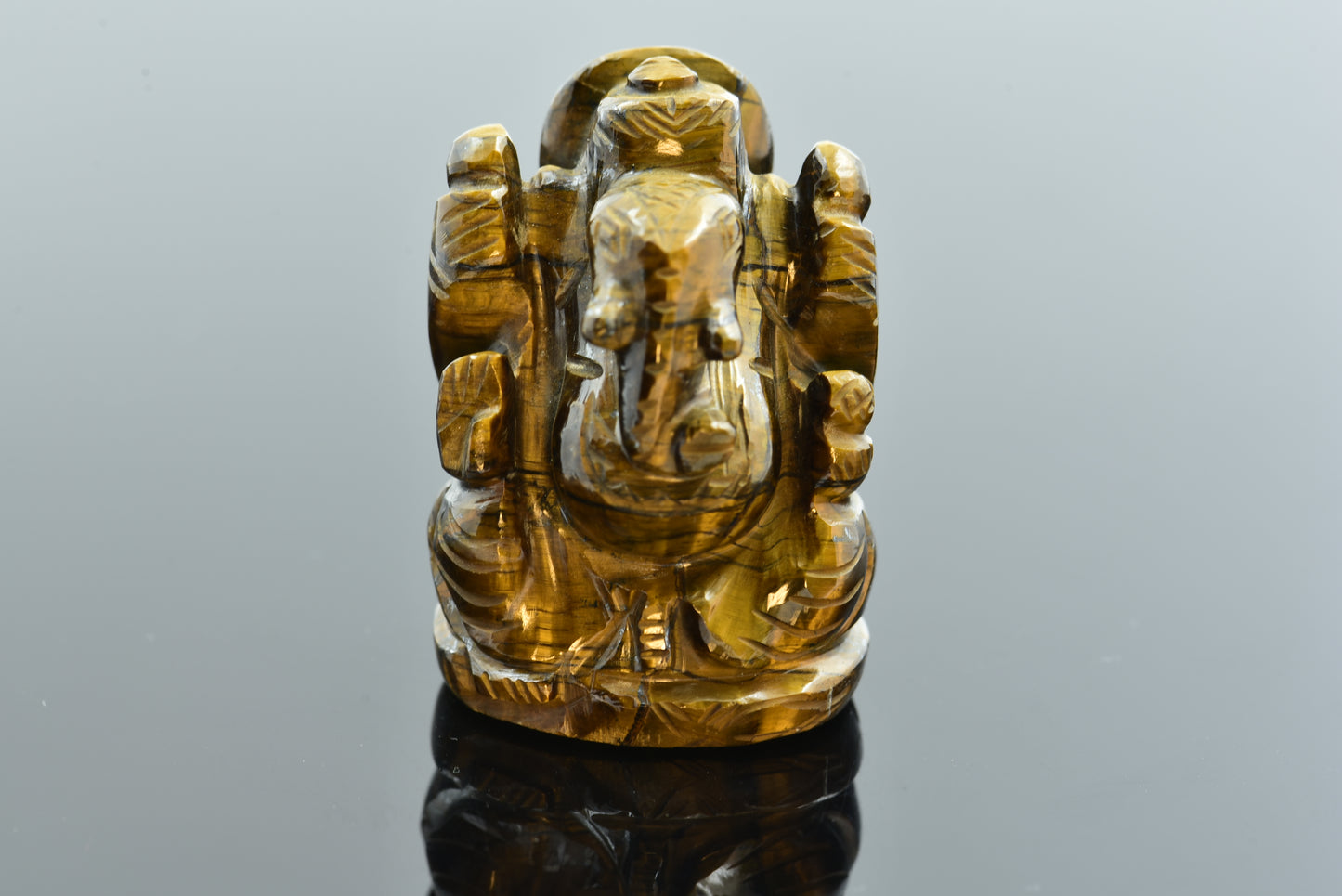 Tiger's Eye Ganesh Murti