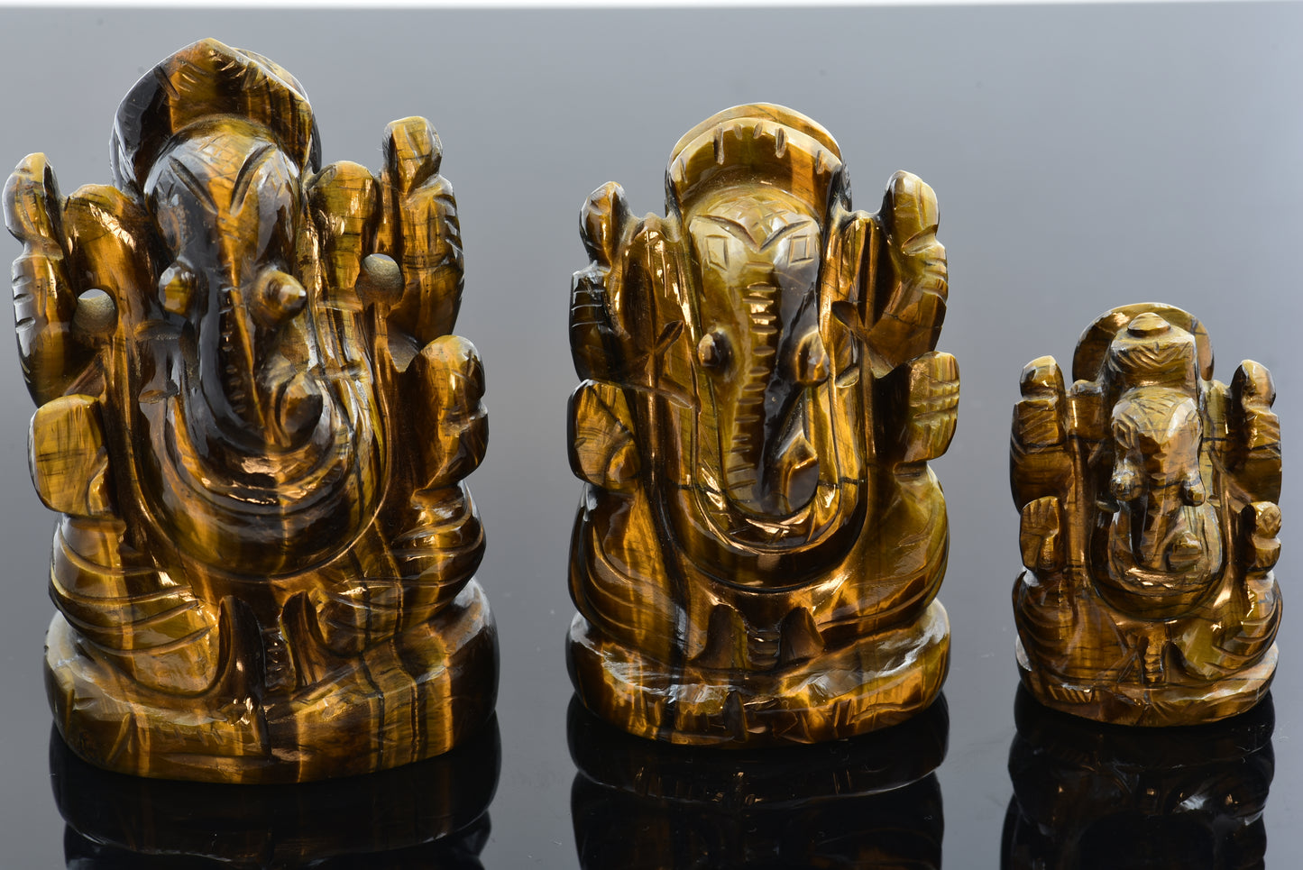 Tiger's Eye Ganesh Murti