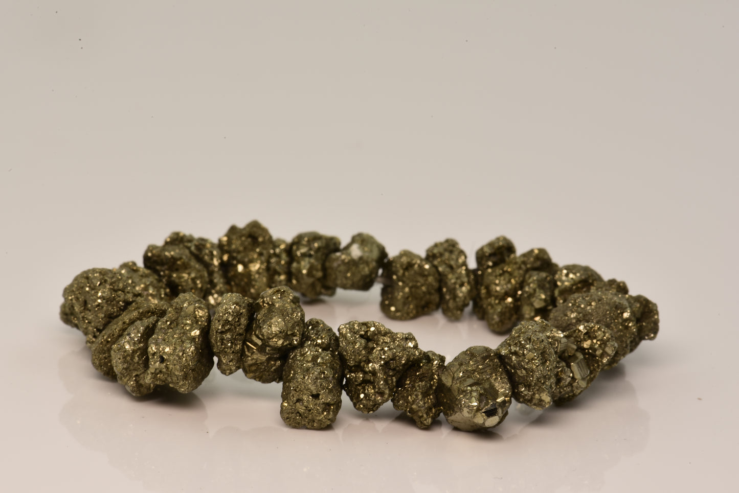 Money Magnet Raw Pyrite bracelet