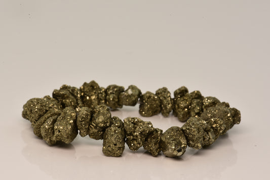 Money Magnet Raw Pyrite bracelet